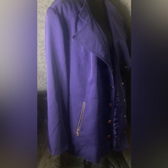 Size 3X Blue Jacket by “Added Dimension at Catherine’s” - Picture 5 of 7